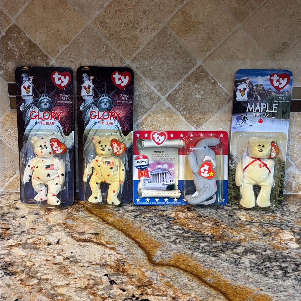 Ty Beanie Babies -Set of 4